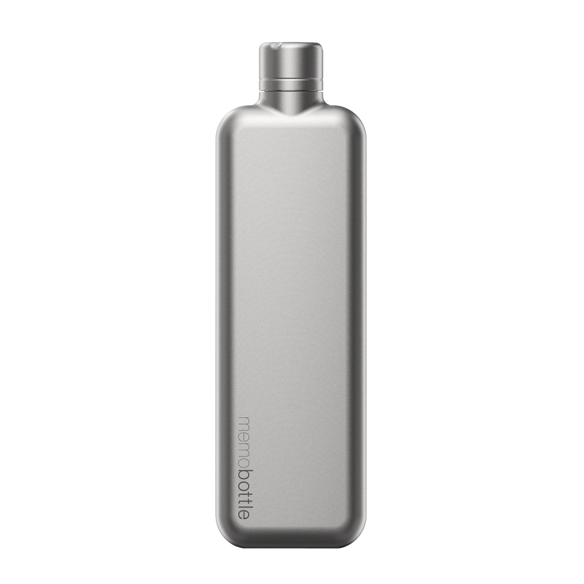 Slim memobottle - Satin Stainless Steel – memobottle™