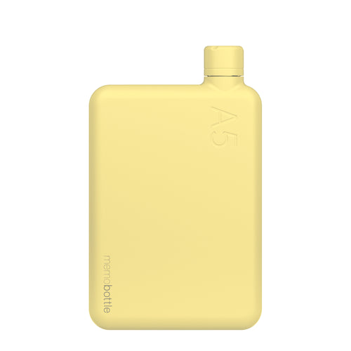 A5 memobottle (Stainless Steel) - Butter Yellow
