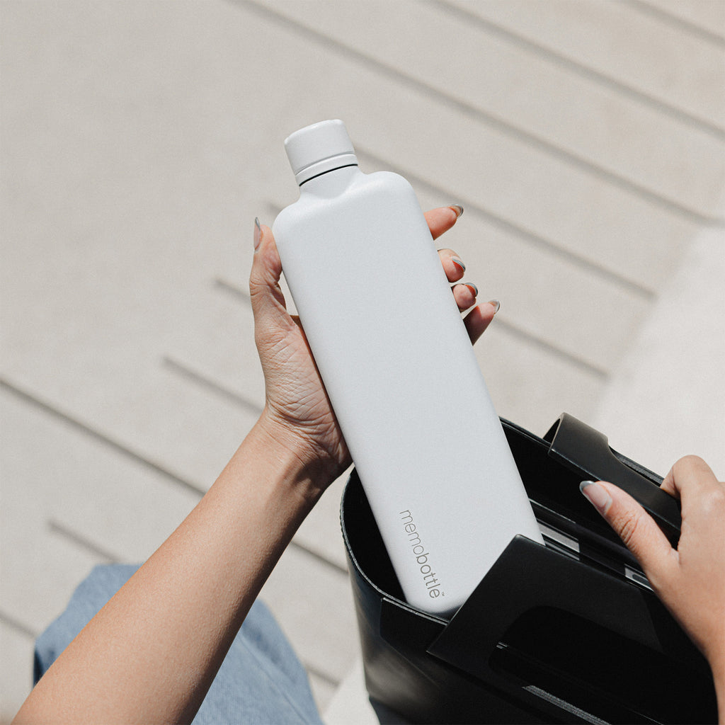 A6 memobottle (Stainless Steel) - Black – memobottle™