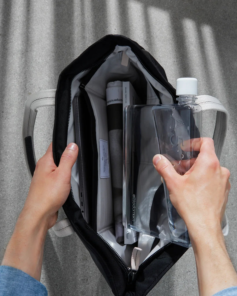 CHICIRIS Flat Water Bottle, 380ml Portable A5 Water Bottle Leak Proof Clear  Thin Water Bottle Flask …See more CHICIRIS Flat Water Bottle, 380ml