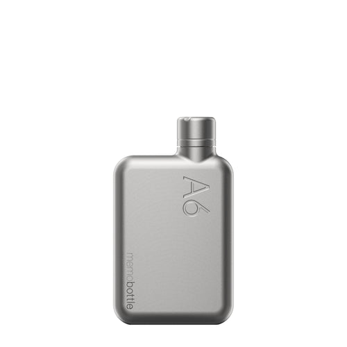 A6 memobottle - Satin Stainless Steel