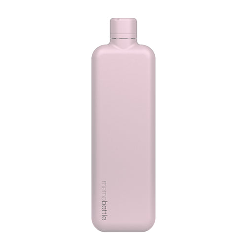 Slim memobottle (Stainless Steel) - Pink Salt